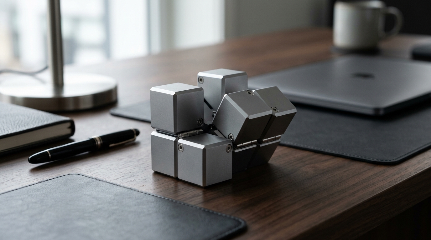 Cubo Fidget Infinito de Metal de Precisión